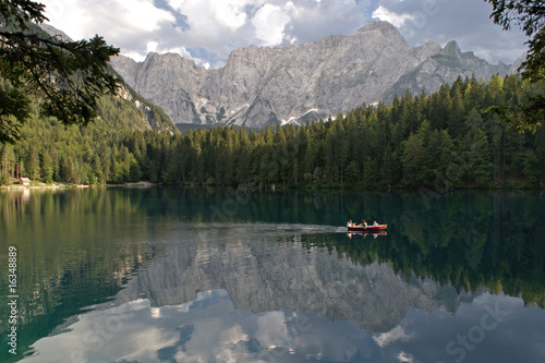 Lago di Fusine inferiore, Udine, Italy