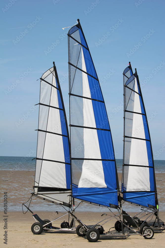 Fototapeta premium land yachts