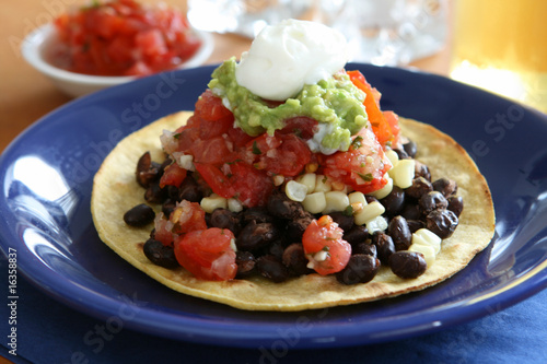 Black Bean Tostada