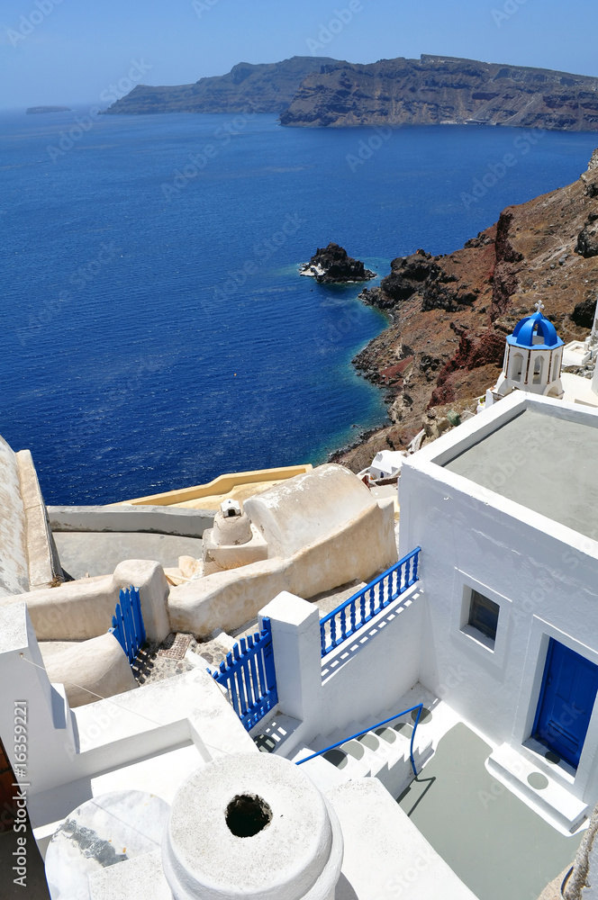 Obraz premium Beautiful island of Santorini, Greece
