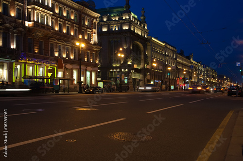 Nevskiy prospekt at night