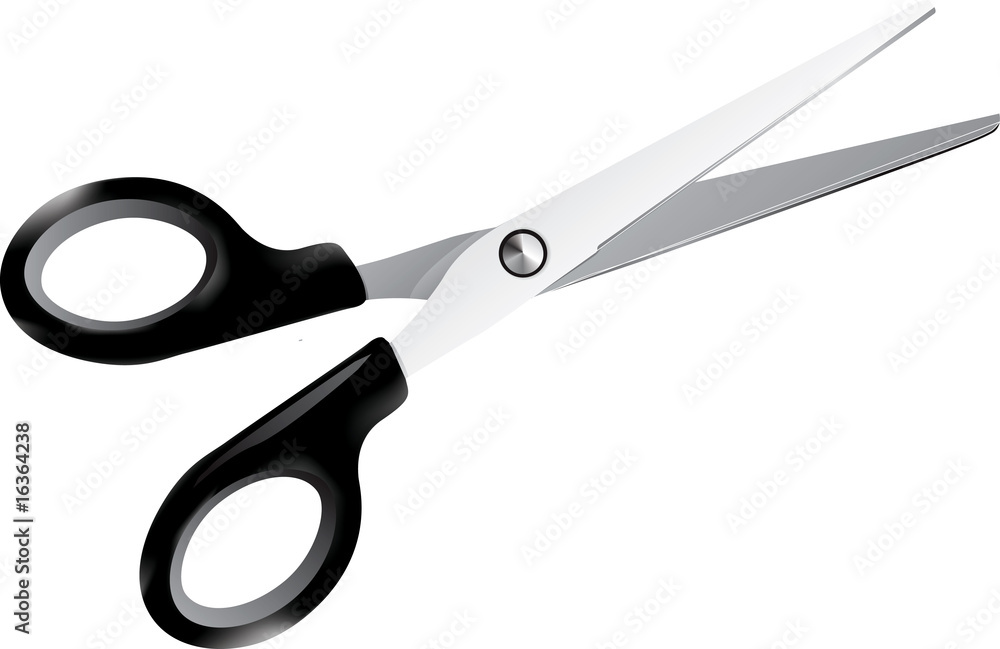 Vector art of scissors Vector art of scissors