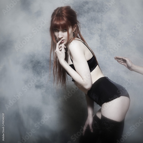 cute babe with underwear