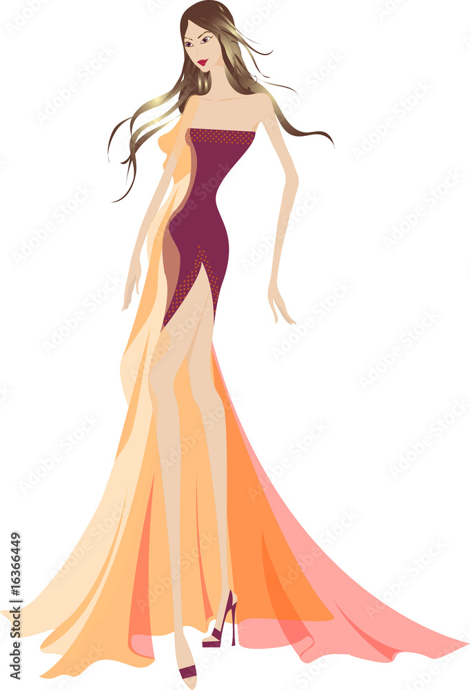 beautiful girl in evening dress beautiful girl in evening dress