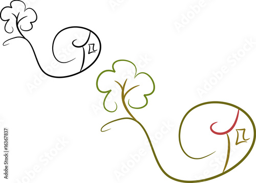 Zeichnung für Logo, Design, Web, etc.: Haus und Garten