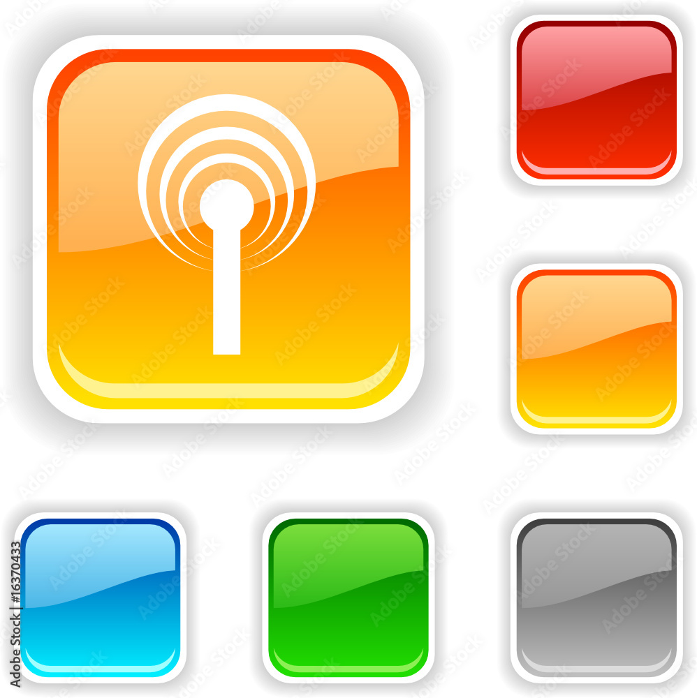 Radio square button. Used blends Radio square button. Used blends