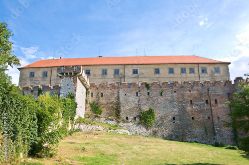 Back view of castle of Siklos, Hungary