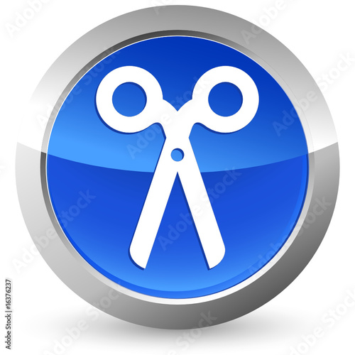 Schere - Button