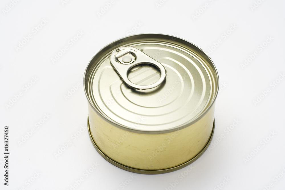 aluminum can, canned food isolated over white aluminum can, canned food isolated over white