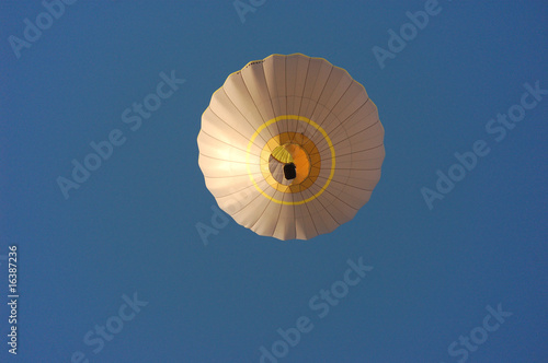 Konstfotografi montgolfiere vue a la verticale