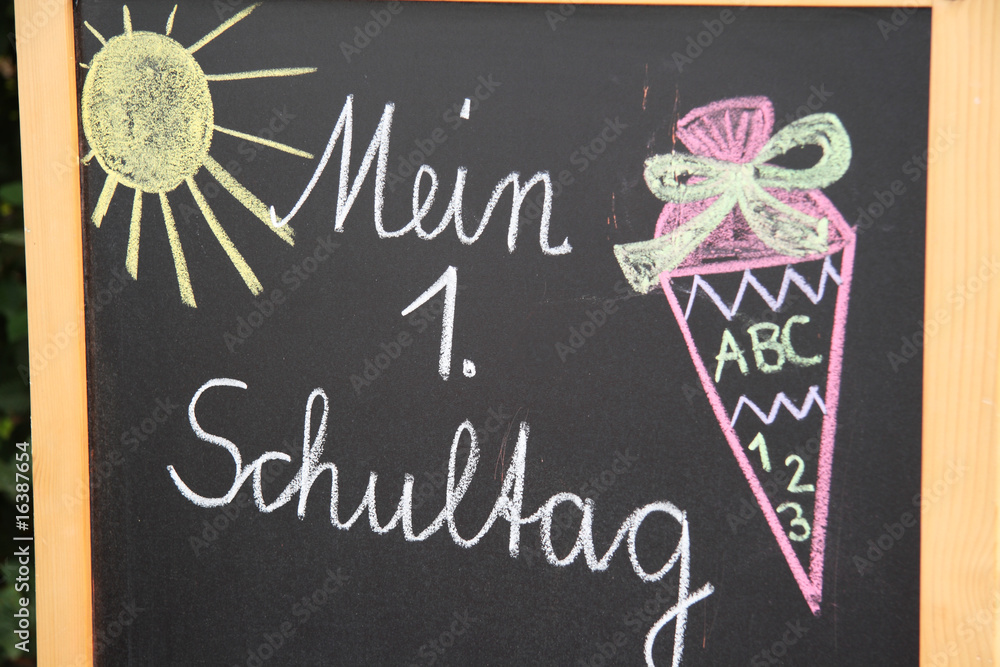 Mein erster Schultag Stock-Foto | Adobe Stock