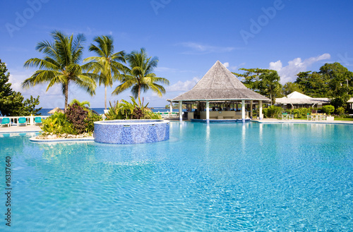 hotel's swimming pool, Tobago