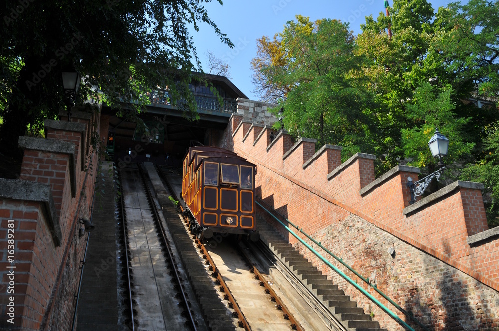 Obraz premium Standseilbahn in Budapest