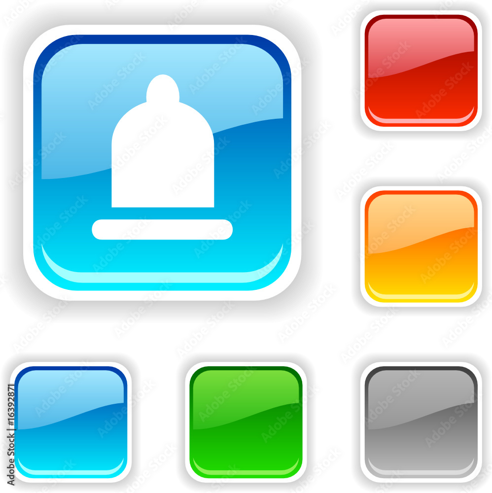 Condom  square button. Used blends