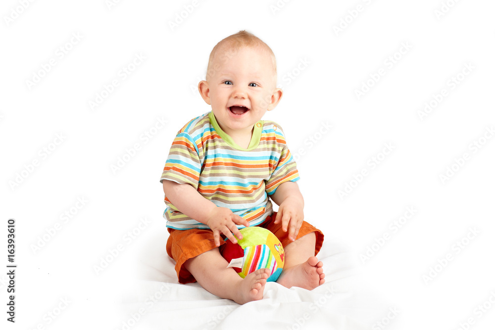 Baby beim spielen Baby beim spielen
