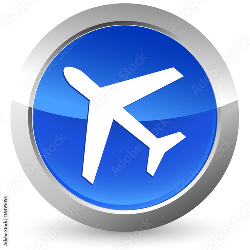 Flugzeug - Button