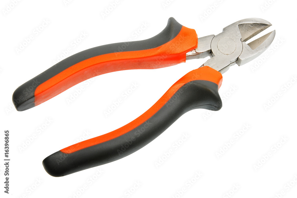 Orange-black pliers. Orange-black pliers.