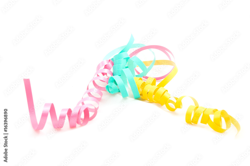 colorful present streamers colorful present streamers