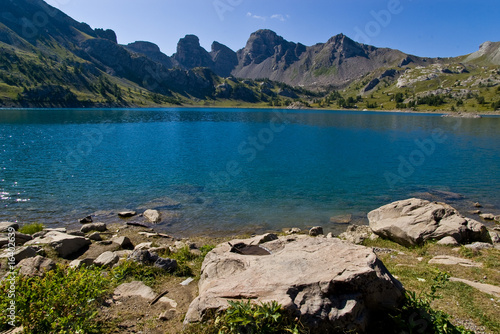 Le Lac d'Allos dans le Parc Naturel du Mercantour