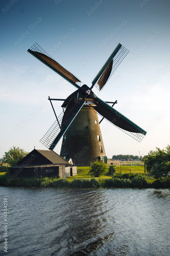 Old windmills at Netherlands