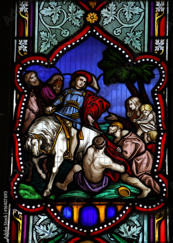 Saint Martin Stained Glass Window