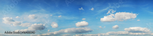 Wide clouds panorama