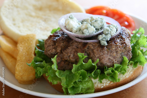 Blue Cheese Hamburger