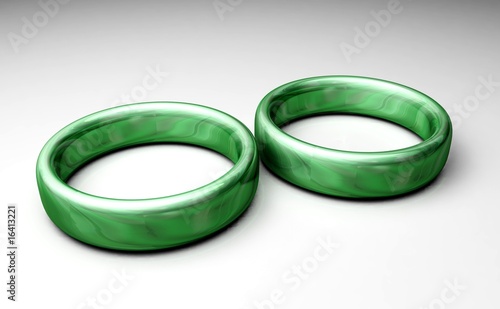 2 grüne ringe
