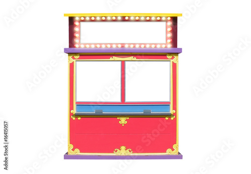 Circus Carnival Ticket Booth Stand