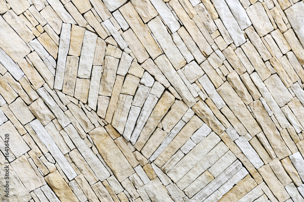Wall made from sandstone bricks Wall made from sandstone bricks
