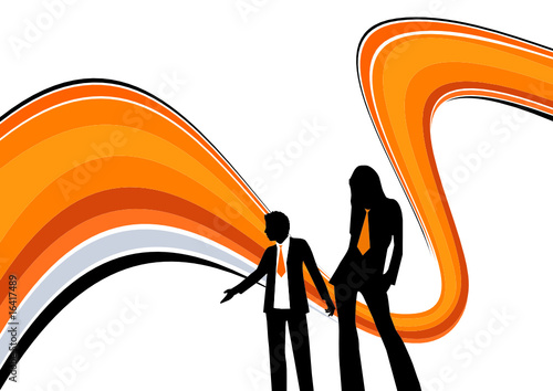 business hintergrund modern team