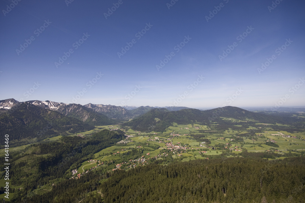 Naklejka premium panorama vom oberland