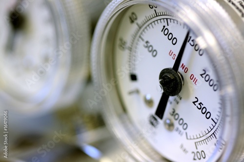 Bilde på lerret Druckmessgerät Manometer