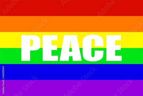 Peace Regenbogenflagge