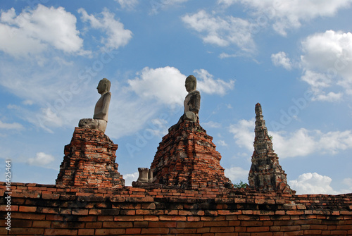 Buddha statues in ruin