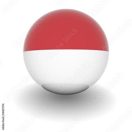 High resolution ball with flag of Indonesia Free Download High resolution ball with flag of Indonesia - GFXLoad