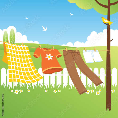 Clothes Line - Garden