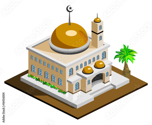 Mosque Isometric