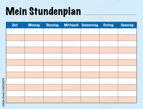 Stundenplan
