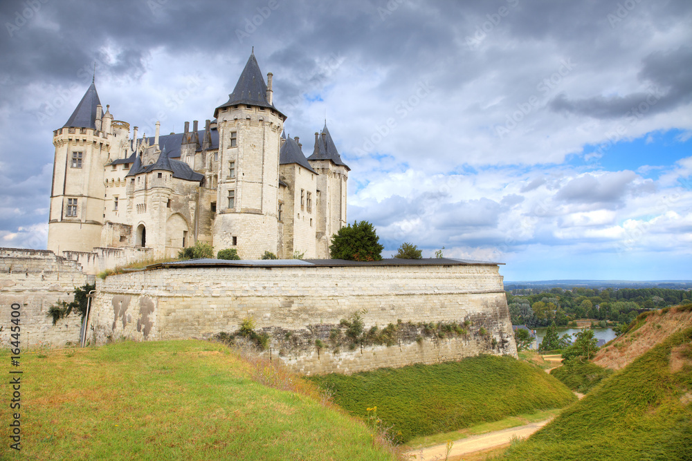 Saumur chateau, France