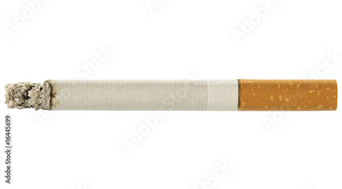 Cigarette Isolated on White Background