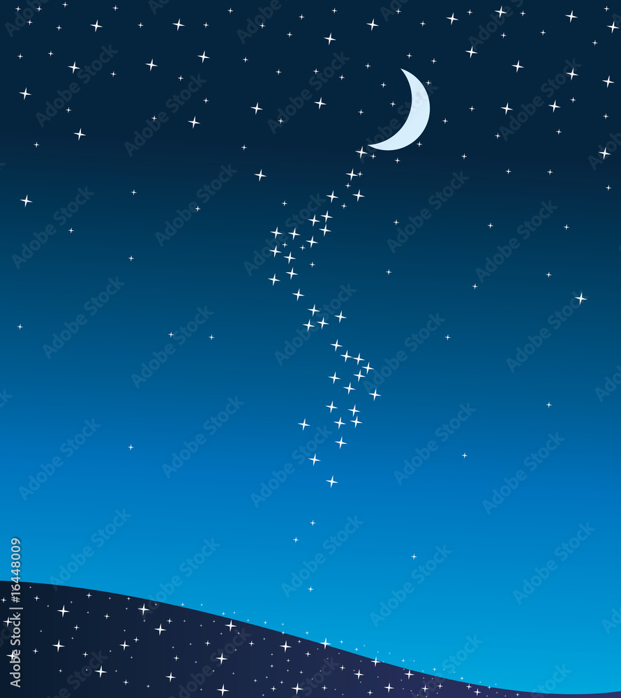 Naklejka premium Moon