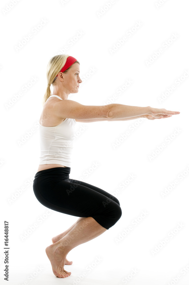 yoga awkward pose illustration fitness trainer teacher