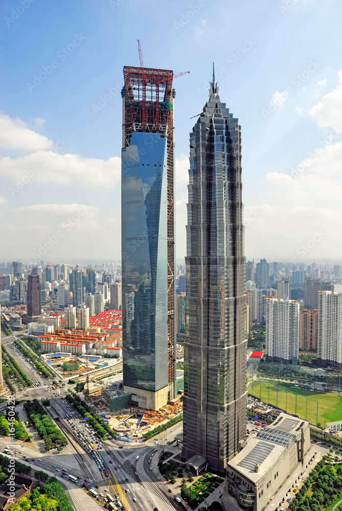 Fototapeta premium China Shanghai Pudong skyline