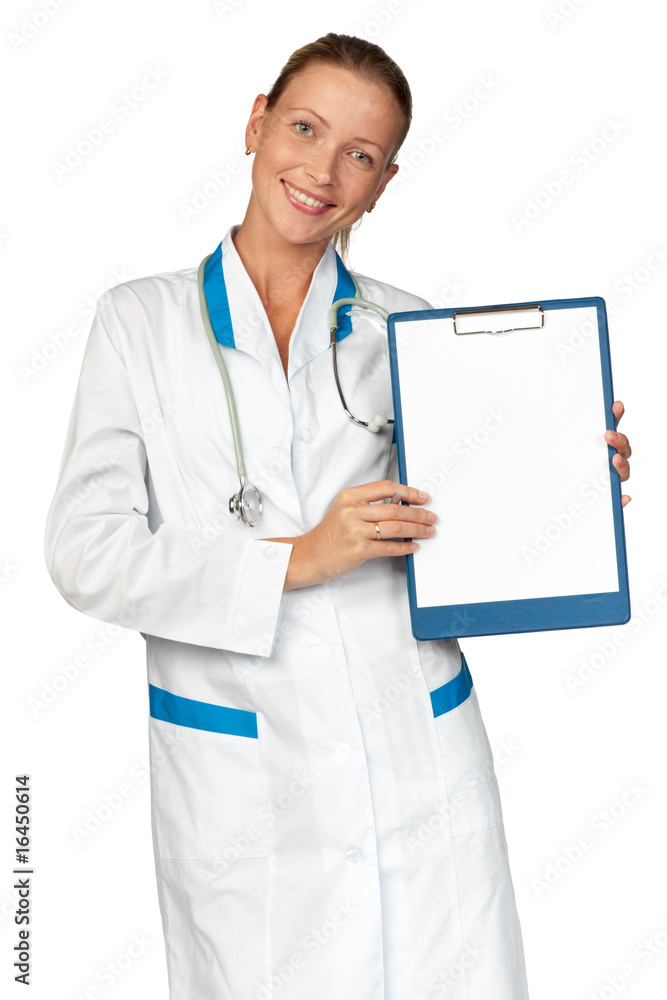 Smiling doctor with stethoscope Smiling doctor with stethoscope