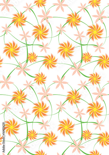 seamless flowers background