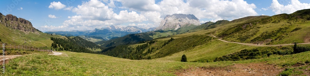 Seiser Alm Alpen Panorama in Südtirol