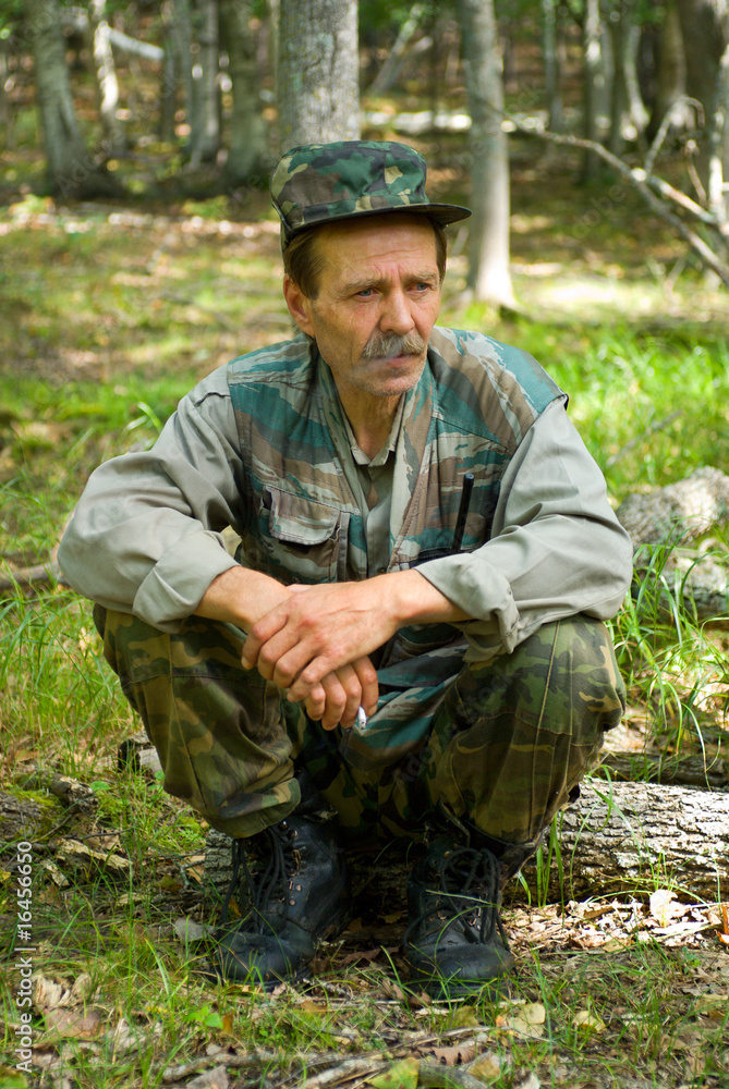 Man in Camouflage 20