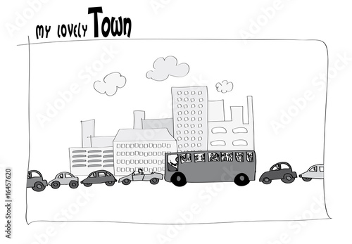 Embouteillage en ville