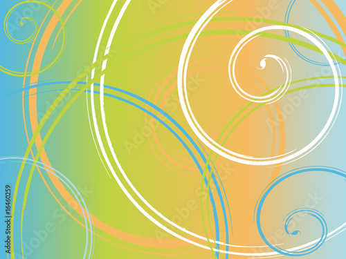 abstract spirals. Vector